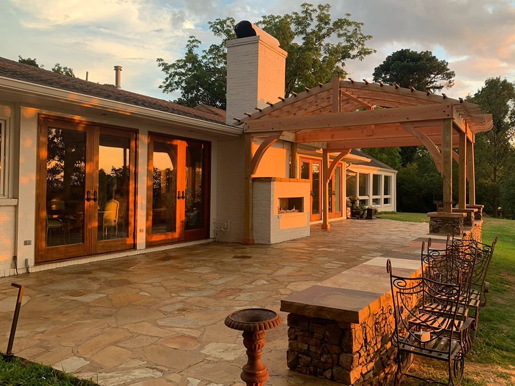 Outdoor Paver Patio